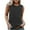 Dark Gray1, variant on Lmnyox Summer Tops for Women 2025 Trendy Sleeveless Crew Neck Tank Tops Solid Color Casual Basic Tees S-3XL