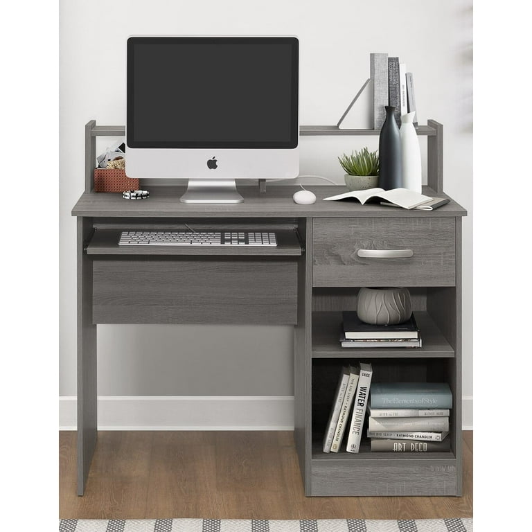 Greely computer desk with hutch deals
