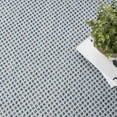 thumbnail image 4 of Nourison Courtyard Indoor/Outdoor Ivory Blue 4' x Square Area Rug (4 Square), 4 of 9