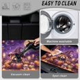 thumbnail image 5 of COEQINE Cargo Mat for SUV, All Weather Washable Car Boot Protection Stylish Dog Seat Cover Auto Interior Accessories for Halloween Decor, 29" x 39", Red Panda Witch Bat Purple, 5 of 7