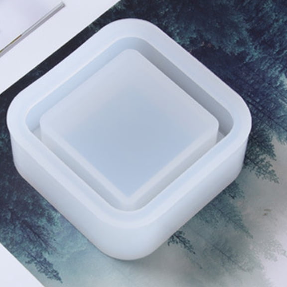 PBPBOX Cake Decorating Mold DIY Plant Pot Molds White Silicone 1 Set Easy to Demould for Families