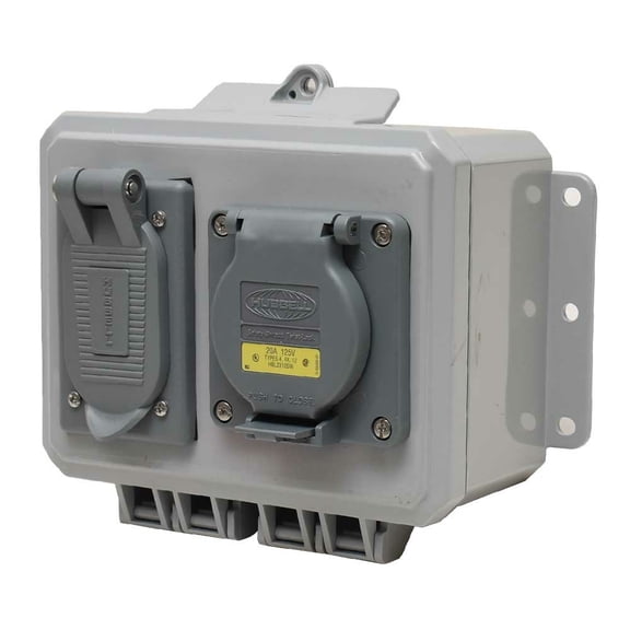 Tracker Boat Outlet Box | Shore Power 125 Volt 20 Amp