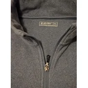 Hi-Tec Womens Super Cozy Full Zip Tech Fleece Gray Size Medium
