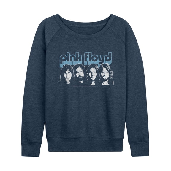 Pink Floyd - Pink Floyd Retro Band - Women's French Terry Long Sleeve Pullover