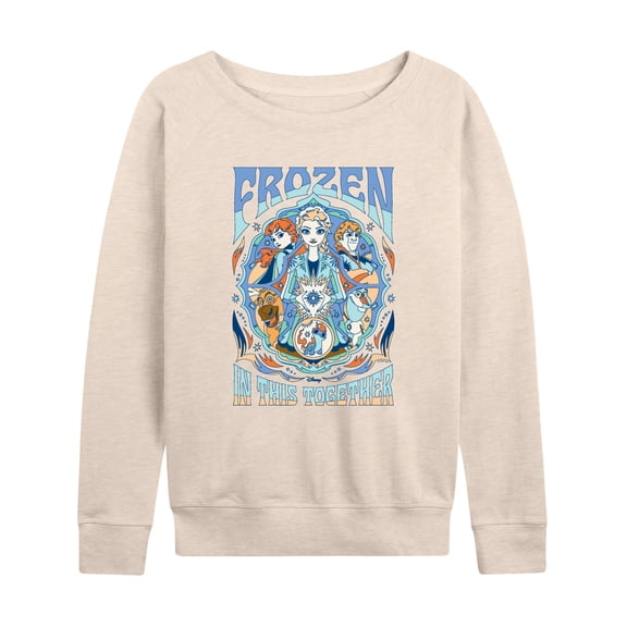 Frozen - In this Together - Women's French Terry Long Sleeve Pullover