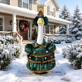 thumbnail image 2 of Qonioi Christmas Goose Outfit for 23 Inch Statue, Festive Goose Clothes with Hat, Holiday Costume Decor for Outdoor Lawn Garden Patio, 2 of 7