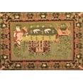 thumbnail image 1 of Ahgly Company Indoor Rectangle Medallion Brown French Area Rugs, 8' x 12', 1 of 4