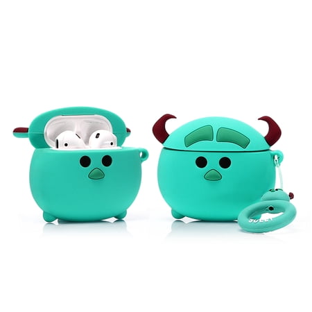 LEWOTE Airpods Silicone Case Compatible with Apple Airpods 1&2 Funny Cute 3D Anime Cover[DSN 3D Cartoon Avatar Series](Sully)