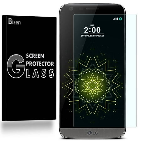 LG G5 [BISEN] 9H Tempered Glass Screen Protector, Anti-Scratch, Anti-Shock, Shatterproof, Bubble Free