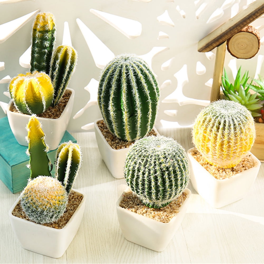 Artificial Succulent Fake Bonsai Plants Cactus Plant Home Garden Table Decor