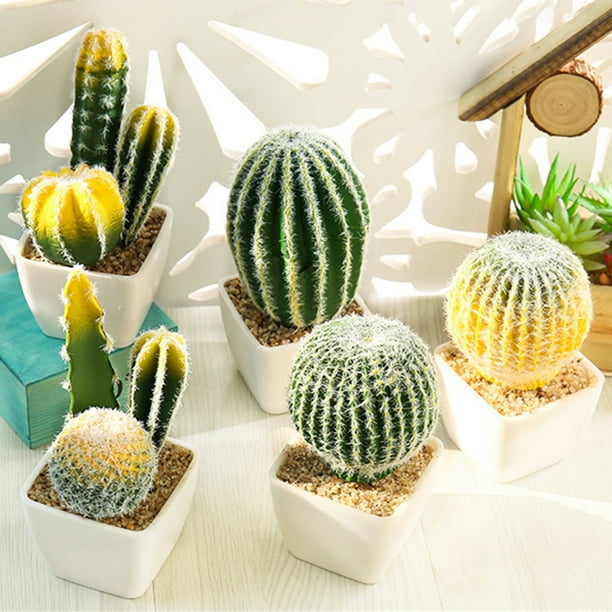 Gwong Decoración hogareña 1 UNID Artificial Suculenta Potted Bonsai DIY Home Office Muebles Decoración Gwong 21042152