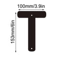 thumbnail image 2 of TIMIFIS A Storage, Three-Dimensional Iron Art Number Letters House Number Screw Home House Number Sign Home Decor, 2 of 5