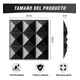 thumbnail image 4 of Panel Decorativo 3d  De Pared Fondo  16 Pz Negro, 4 of 5