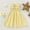 Yellow, variant on Lilgiuy Toddler Kids Baby Girls Cute Solid Color Breathable Ruffles Elastic Band Suspenders Dress Skirt