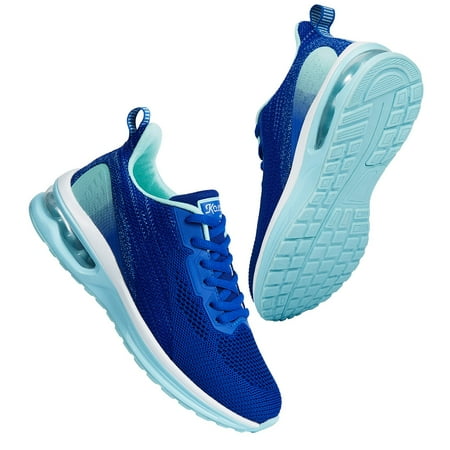 

Womens Air Sneakers Running Shoes Athletic Shoes Air Cushion Mesh Breathable Comfortable Casual Tennis Shoes Fitness Sport Gym Jogging