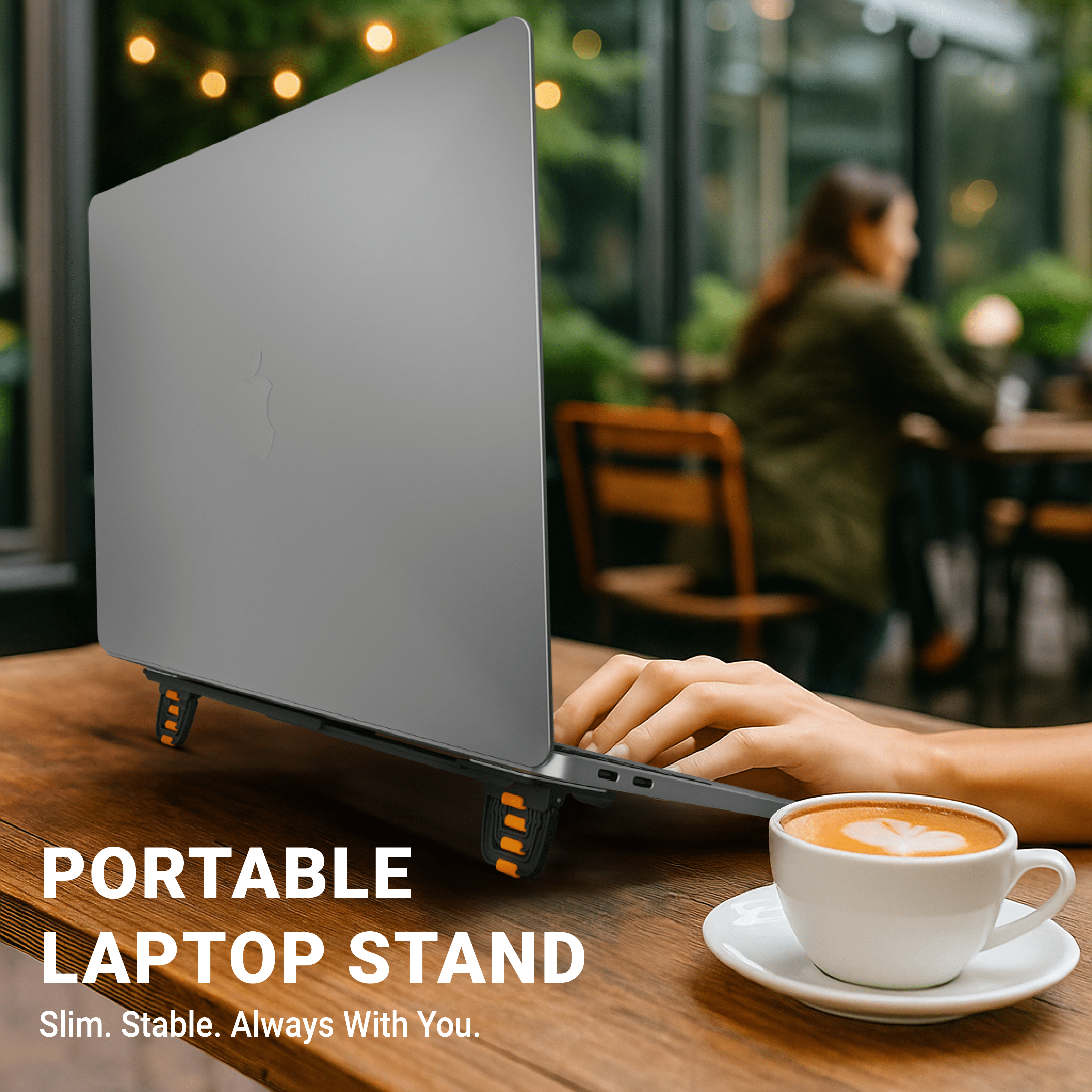 ESC Flip PRO, Adjustable Computer Keyboard Stand & Portable Laptop Stand, Ergonomic Desk Stand for Compact & Full-Size Keyboards