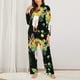 thumbnail image 2 of Balery Conjunto de Pijama con Estampado para Mujer, Conjunto de Dos Piezas con Manga Larga, Ropa de Dormir Suave con Bolsillos, Pijamas Cómodos-Large, 2 of 7