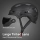 thumbnail image 3 of Casco de bicicleta ILM E3-10L con luz LED recargable por USB, color negro, 3 of 7