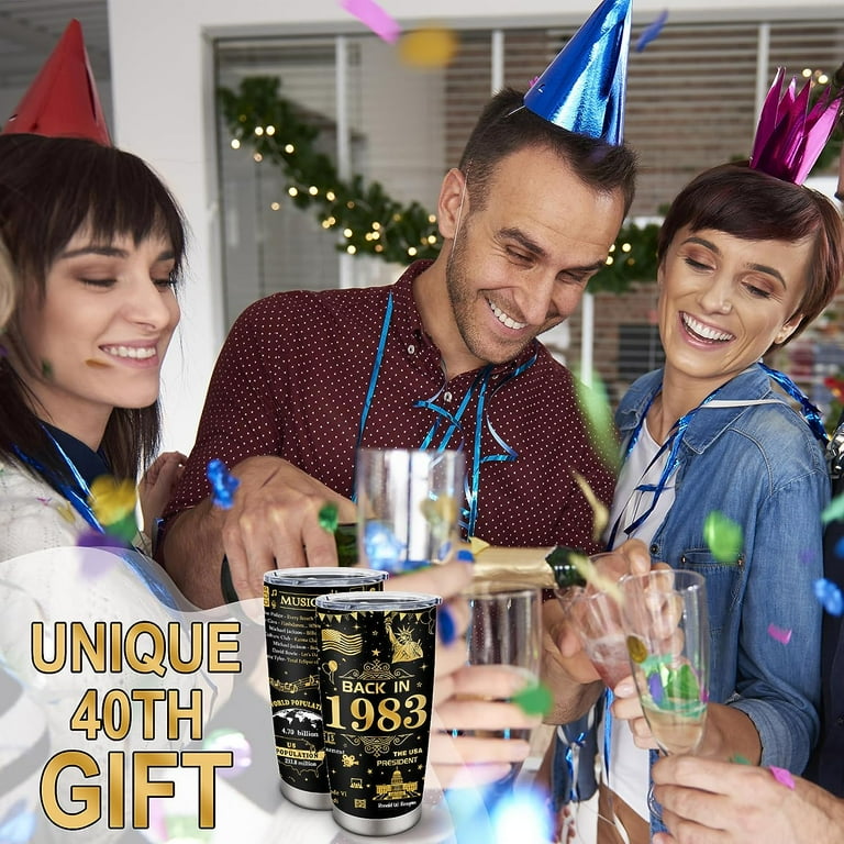 40th Birthday Gifts Women 40th Birthday Gifts Men Tumbler 40