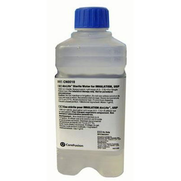 Airlife Sterile Water for Inhalation USP 1000M Cs/12