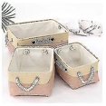 thumbnail image 1 of Personalized Pet Toy Storage Basket Toy Clothes Bin Dog Custom Name DiS 31x21x13cm (1pcs), 1 of 4