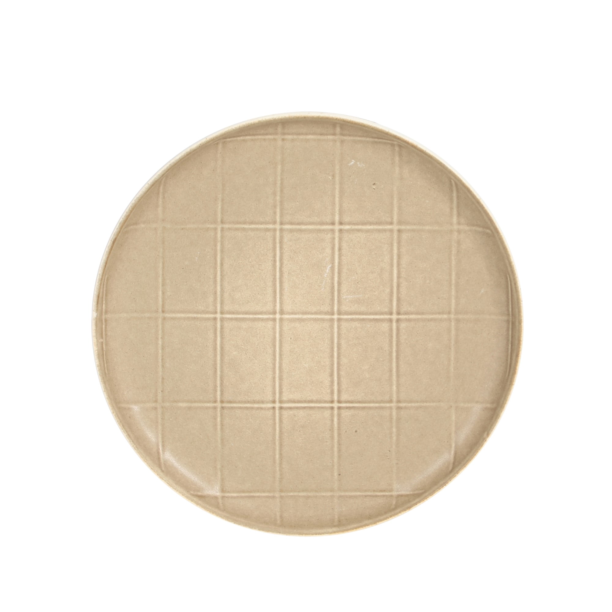 Gisbon Elite Butterwick 12 Piece Plates and Bowls Stoneware Dinnerware Set - Brown Blush Pink Reactive Glaze Patterned Dishes - Microwave and Dishwasher Safe