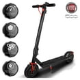 thumbnail image 4 of Fiat Folding Electric Scooter for Adults – Up to 20 Mile Range, 15.5 MPH Top Speed with Phone Holder, Lights, & Bell – Vesuvio Black, 4 of 8