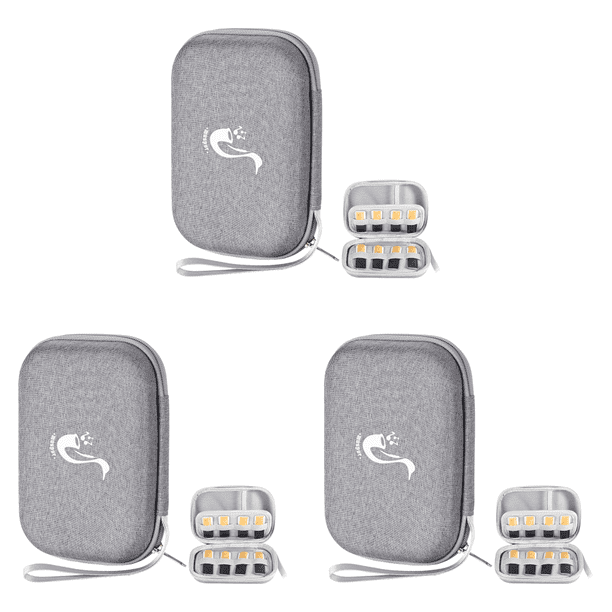 Estuche Impermeable para Caña Dura Soporte Almacenamiento Saxofón Clarinete (gris)