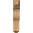 thumbnail image 2 of Ekena Millwork 6"W x 18"D x 30"H Funston Craftsman Rough Sawn Bracket, Western Red Cedar, 2 of 4