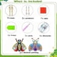 thumbnail image 2 of Bewildely 2 uds acrílico Diy diamante decoración colgante de pared decoración elegante y única campana de viento de estilo único Decoración, 2 of 6