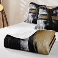 thumbnail image 4 of Erosebridal Abstract Brush Stripes Twin Quilt Set,Graffiti Lines Art Twin Coverlet Set For Girls,2 Pieces, 4 of 7