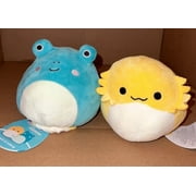 Squishmallow Flip A Mallow 5" Bertwin & Ludwig / Bearded Dragon & Frog
