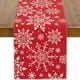 thumbnail image 4 of Merry Christmas Linen Table Runner Dresser Scarves Winter Snow Xmas Tree Snowman Snowflake Table Runners For Dinning Table Kitchen Decor Holiday Dinner, 4 of 6
