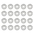 thumbnail image 1 of 20Pcs Loose Leaf Binder Discs Plastic Planner Binding Rings Hollow Expansion Discs, 1 of 8
