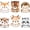 Woodland Animal, variant on 48 PCS Cat Birthday Party Decorations Birthday Paper Plates Cat Theme Disposable Pet Party Plates for Kids Baby Shower Birthday Party Supplies Serves 48