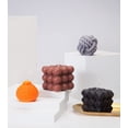 thumbnail image 2 of Carol Cao 4 Pack Bubble Candle with Orange - Cube Soy Wax Candles, Home Decor Candle, Scented Candle Set 4 Pieces, Gift for her, 2 of 10
