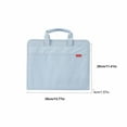 thumbnail image 3 of Dorm room essentials, Canvas Accordion Bag Multi Layer Document Bag Student Document Bag Portable Test Paper Bag Storage Bag, 3 of 6