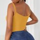 thumbnail image 5 of Gibobby Camiseta sin mangas de punto sexy de color de verano para mujer(Amarillo,CH), 5 of 5