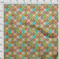 thumbnail image 4 of oneOone Rayon Peach Fabric Kids Circle Sewing Material Print Fabric By The Yard 56 Inch Wide, 4 of 4