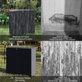 thumbnail image 4 of NIAIZEK Cabinet with 1 Shelf, Waterproof, UV Resistant, Indoor Outdoor Storage, Black, 4 of 7