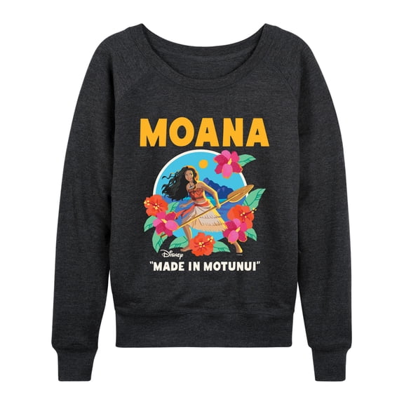 Moana Live Action - Made In Motunui - Women's French Terry Long Sleeve Pullover