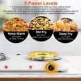 thumbnail image 4 of JUNWELL 2000W Portable Electric 2 Burner Hot Plate Kitchen Cooktop Cooking Stove for Camping Picnics, 4 of 8