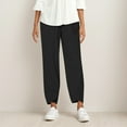 thumbnail image 2 of Women Loose Straight Summer Pants High Casual Waist Long Solid Women's Pants, 2 of 7