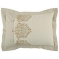 thumbnail image 3 of Rizzy Home Cotton 98"x98" White Solid with Floral Motif Bedding, 3 of 10