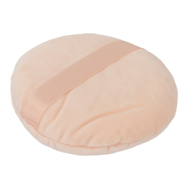 Pouf de Maquillage, Ultra Grande Utilisation Sèche Humide Poudre en Vrac Puff Bande Ronde Poignée Lavable en Machine pour l'Ombrage de la Poudre Violet, Couleur de Peau