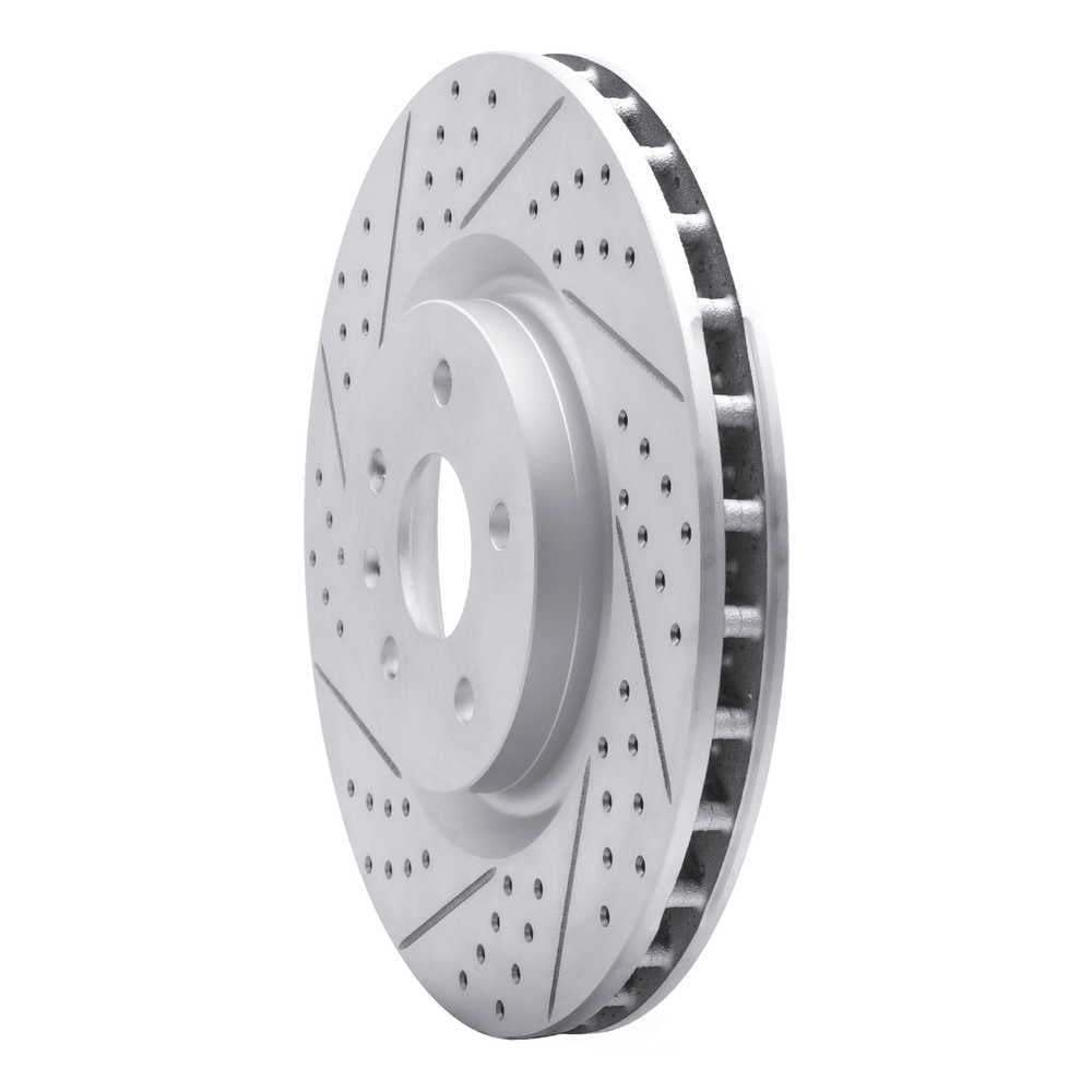 Dynamic Friction Company 830-45017L DFC Geoperformance Rotor - Drilled and Slotted