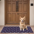 thumbnail image 4 of Dark Purple Cartoon Unicorn Pattern Door Rugs,Washable Non Slip Door Mats Indoor,Decorative Door Mats,Entry Mat Indoor for Entrance,Bedroom,Kitchen,Bathroom,16"x47", 4 of 6