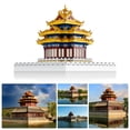 thumbnail image 2 of WL9133 4205PCS Bloques de construcción Arquitectura china antigua Atalaya Ladrillos, 2 of 8