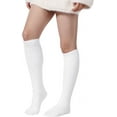thumbnail image 2 of Women's Fuzzy Long Socks Fluffy Winter Plush Leg Warmers Winter Warm Knee Socks Thermal Socks, 2 of 7