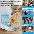 thumbnail image 3 of 3 Gallon Gravity Automatic Dog Water Dispenser Station with Leak-Proof Design for Large Pets, 3 of 6
